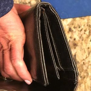 Brighton Brown Trifold wallet with silver heart